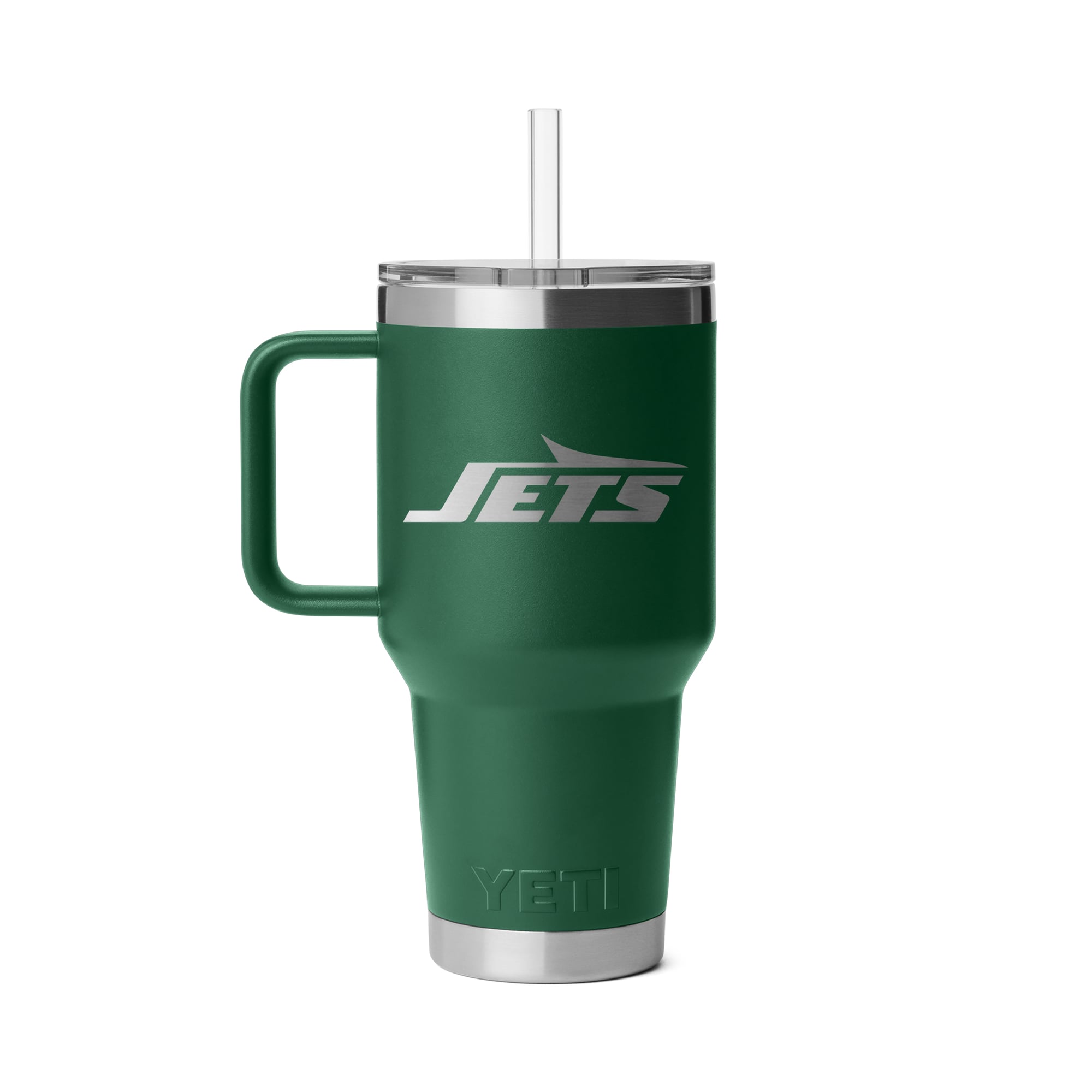 YETI New York Jets 35oz. Rambler 2.0 Straw Mug