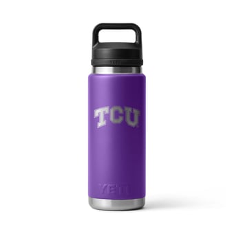 YETI TCU Horned Frogs 26oz. Rambler Chug Water Bottle