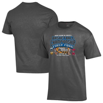 Unisex Champion Gray NCAA 2026 March Madness First Four Dayton T-Shirt
