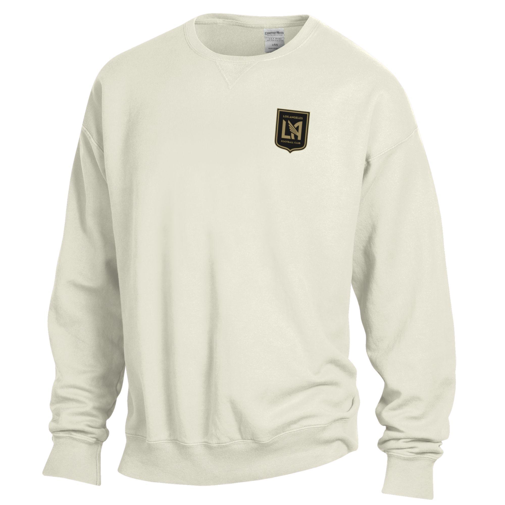 Men's Cream LAFC Fleece Sweatshirt