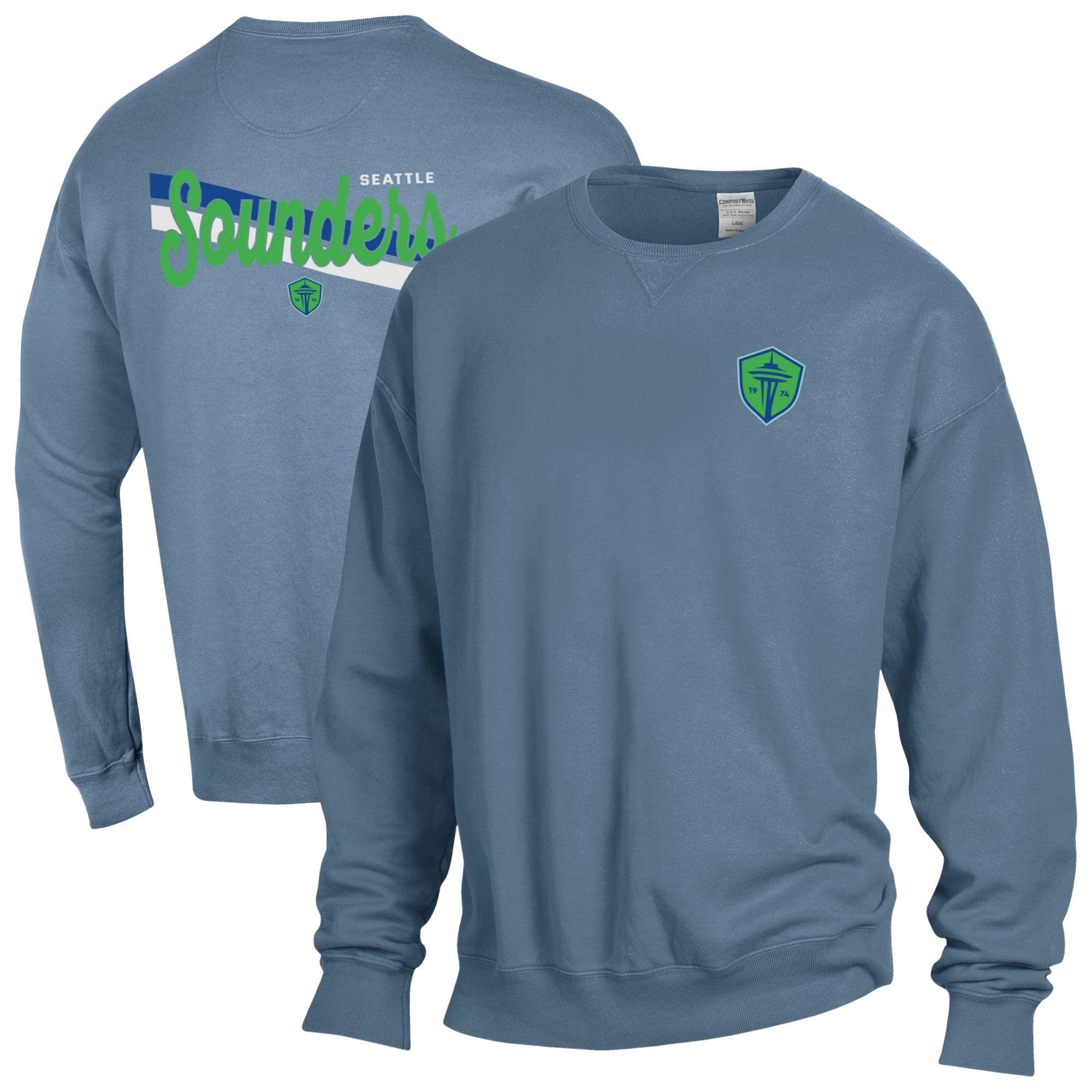 Men's Blue Seattle Sounders FC Fleece Sweatshirt