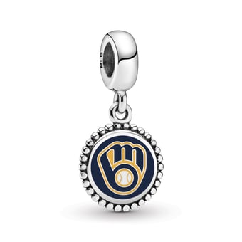 Pandora Milwaukee Brewers Modern Color Dangle Charm