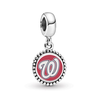 Pandora Washington Nationals Modern Color Dangle Charm