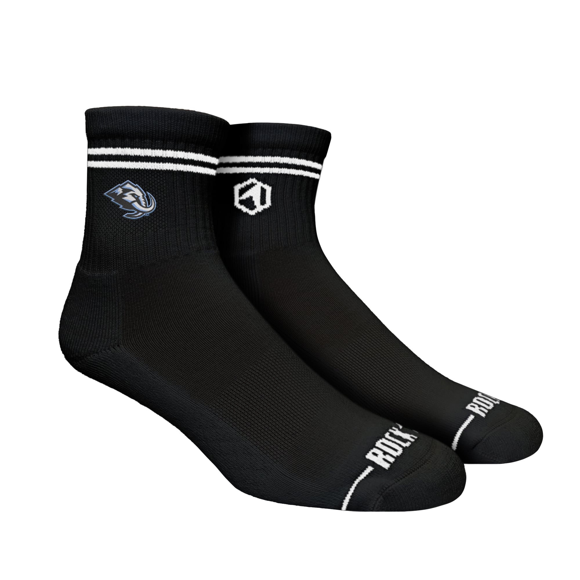 Unisex Rock Em Socks Utah Mammoth Casual Stripe Quarter-Length Socks