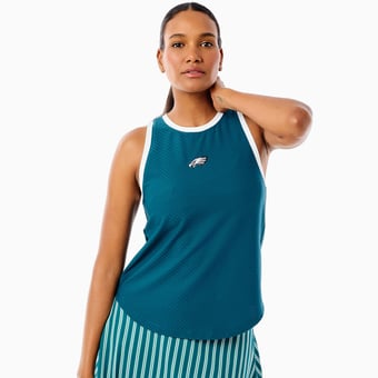 Women's Philadelphia Eagles x Addison Bay Midnight Green  Every Day Tank Top