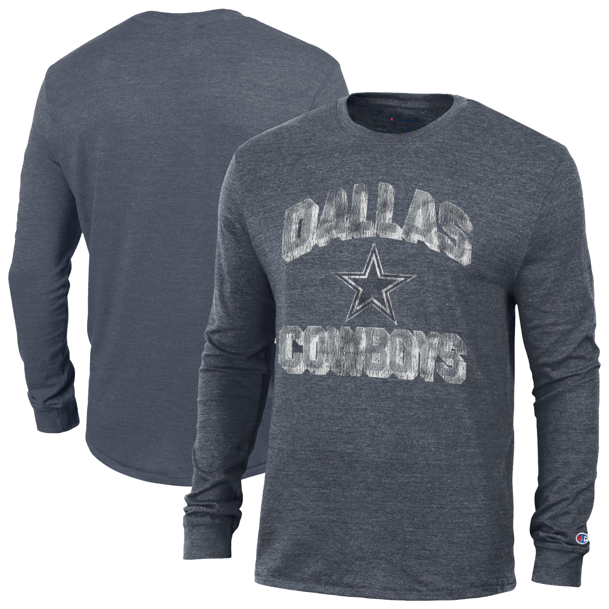 Champion Men's Gray Dallas Cowboys Ultimate Tri-Blend T-Shirt - Gray