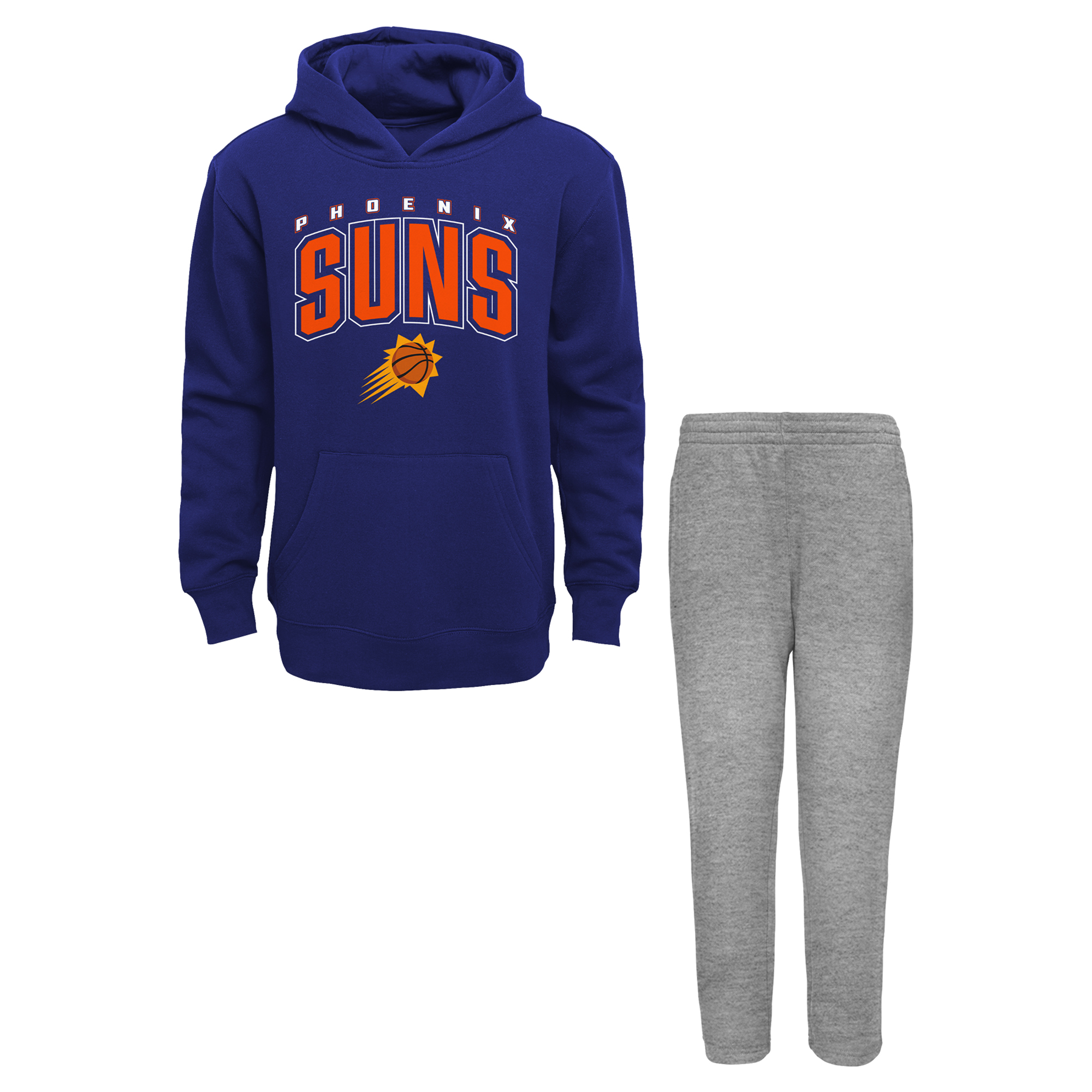 Toddler Outerstuff Purple/Gray Phoenix Suns Step By Step Hoodie & Pants Set