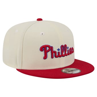 Youth New Era  White Philadelphia Phillies Two-Tone 9FIFTY Snapback Hat