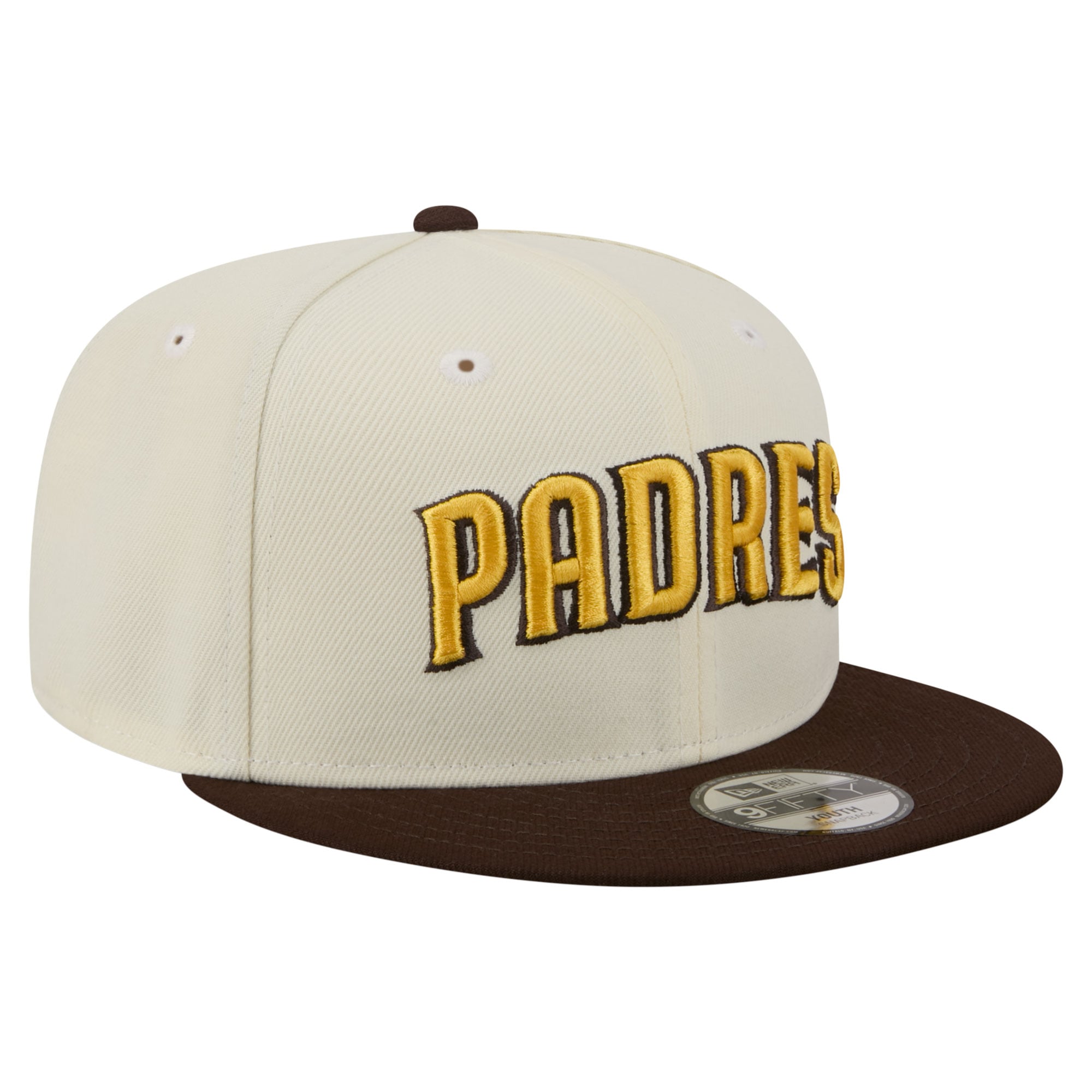 Youth New Era  White San Diego Padres Two-Tone 9FIFTY Snapback Hat