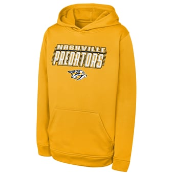 Youth Outerstuff Gold Nashville Predators Sack Party Performance Hoodie