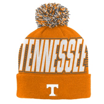 Youth Outerstuff Tennessee Orange Tennessee Volunteers Cuffed Knit Hat with Pom