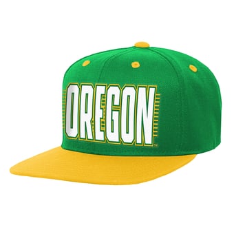 Youth Outerstuff  Green Oregon Ducks Deadstock Snapback Hat