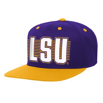 Youth Outerstuff  Purple LSU Tigers Deadstock Snapback Hat