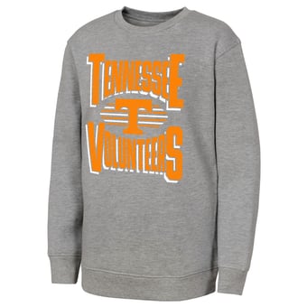 Youth Outerstuff Gray Tennessee Volunteers Jet Stream Sweatshirt