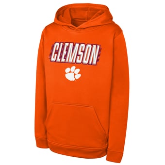 Youth Outerstuff Orange Clemson Tigers Sack Party Performance Hoodie