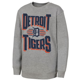 Youth Outerstuff Gray Detroit Tigers Jet Stream Sweatshirt
