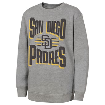 Youth Outerstuff Gray San Diego Padres Jet Stream Sweatshirt