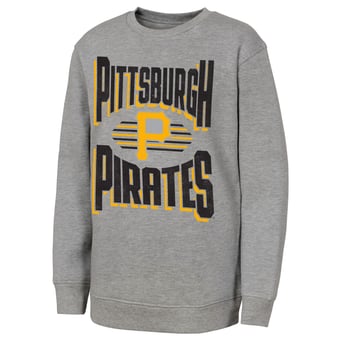 Youth Outerstuff Gray Pittsburgh Pirates Jet Stream Sweatshirt