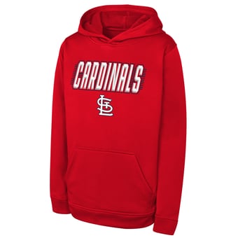 Youth Outerstuff Red St. Louis Cardinals Sack Party Performance Hoodie
