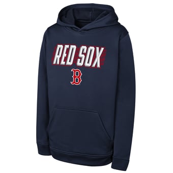 Youth Outerstuff Navy Boston Red Sox Sack Party Performance Hoodie
