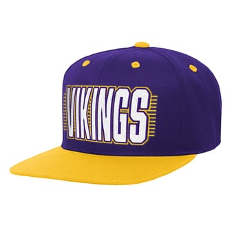 Youth Outerstuff Purple/Gold Minnesota Vikings Snapback Hat