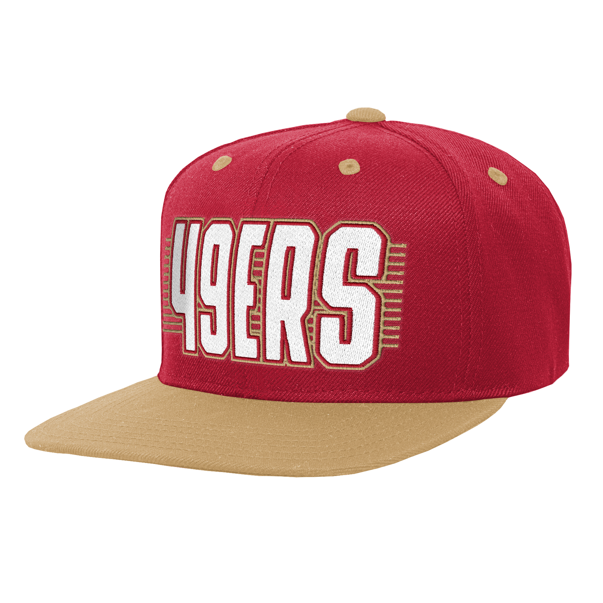 Youth Outerstuff Scarlet/Gold San Francisco 49ers Snapback Hat