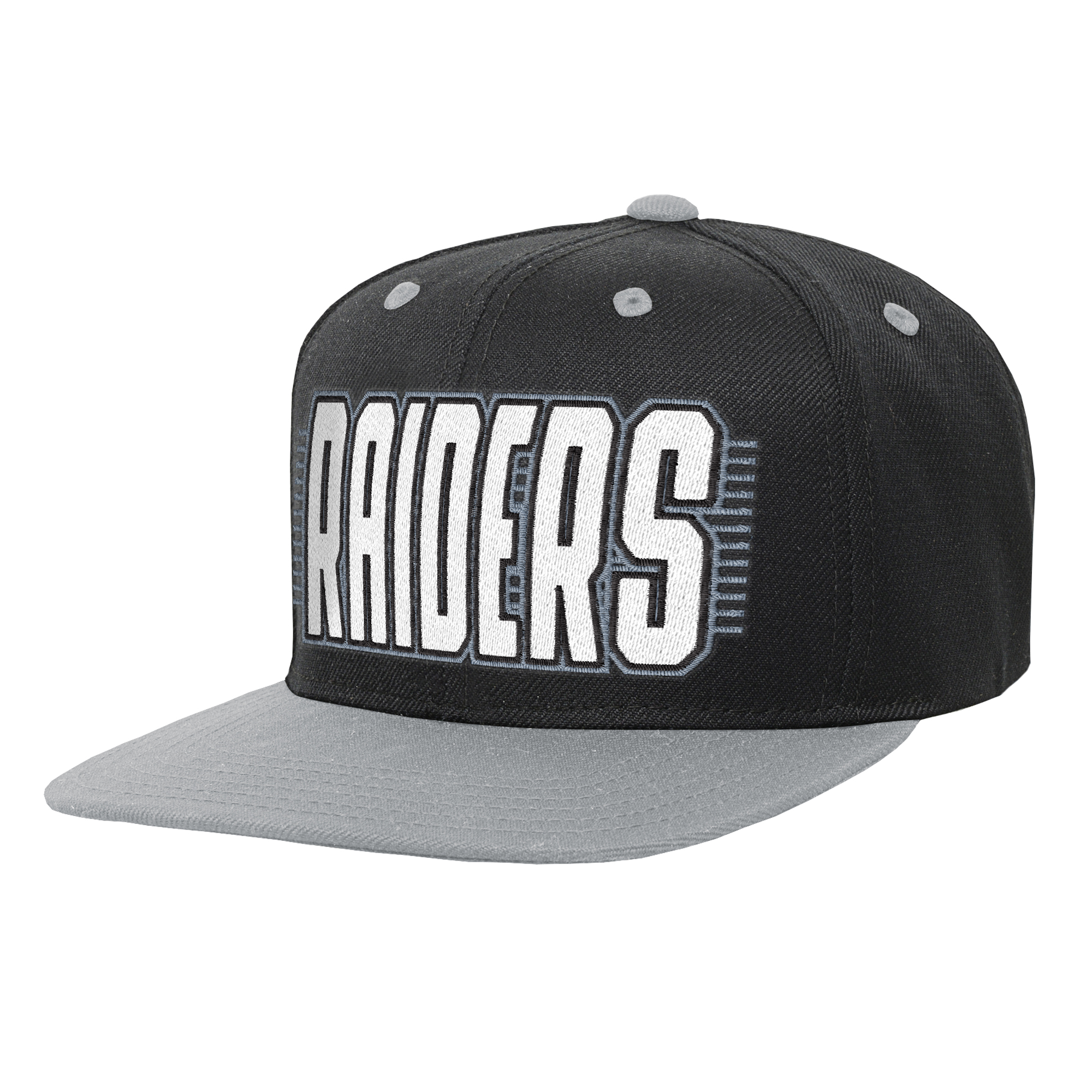 Youth Outerstuff Black/Silver Las Vegas Raiders Snapback Hat Youth Outerstuff Black/Silver Las Vegas Raiders Snapback Hat