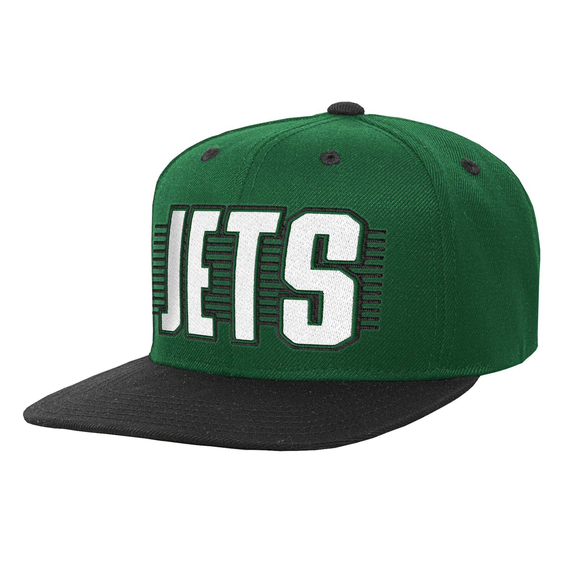 Youth Outerstuff Green/Black New York Jets Snapback Hat
