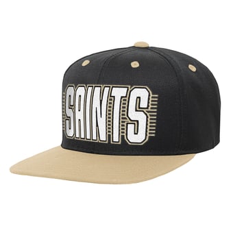 Youth Outerstuff Black/Gold New Orleans Saints Snapback Hat