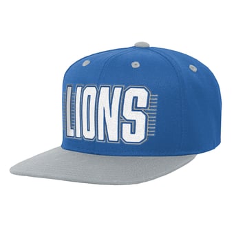 Youth Outerstuff Blue/Silver Detroit Lions Snapback Hat