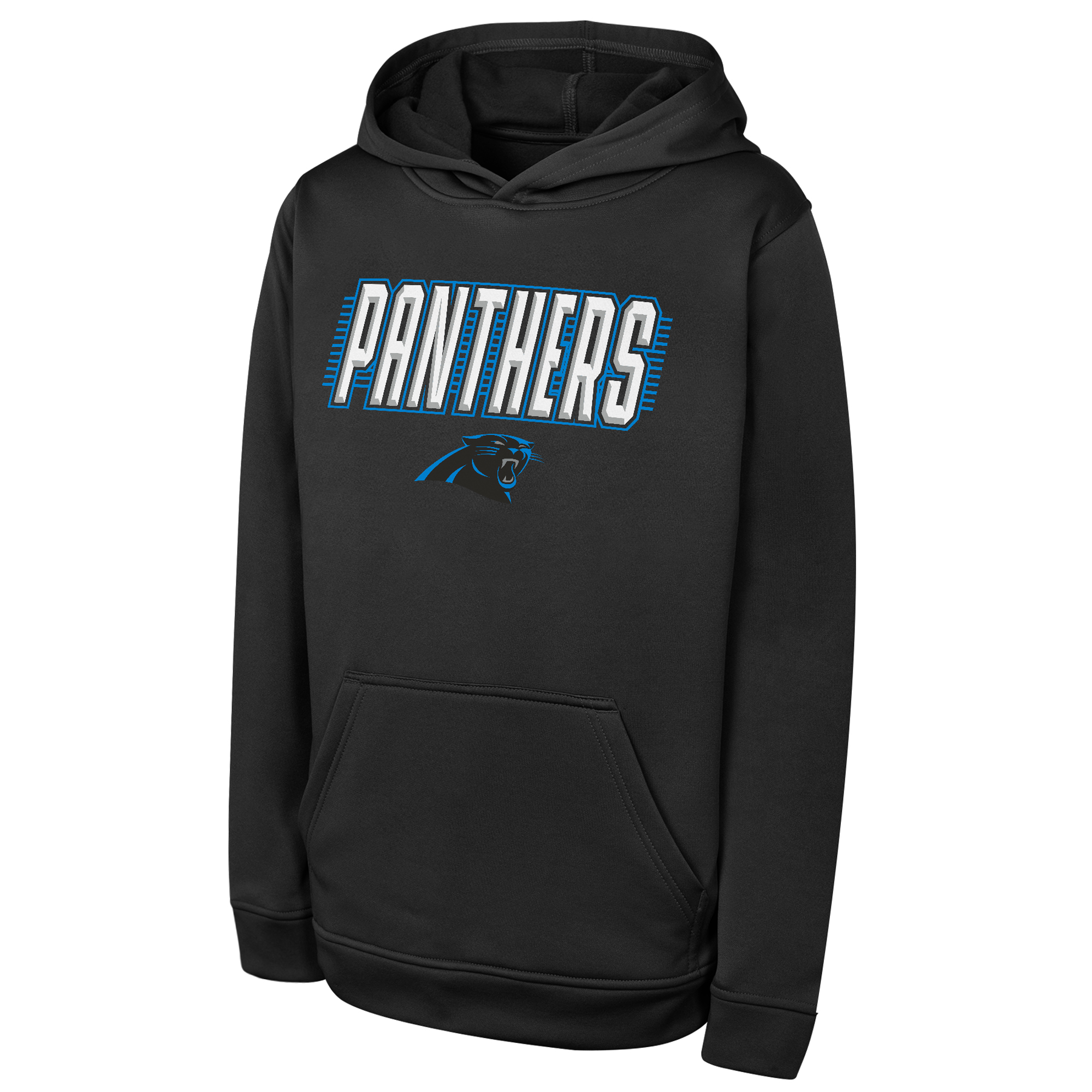Outerstuff Boys' Carolina Panthers Sack Party Performance Fleece Hoodie