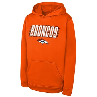 Youth Outerstuff Orange Denver Broncos Sack Party Performance Hoodie