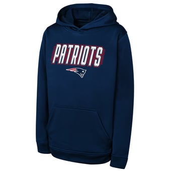 Youth Outerstuff Navy New England Patriots Sack Party Performance Hoodie