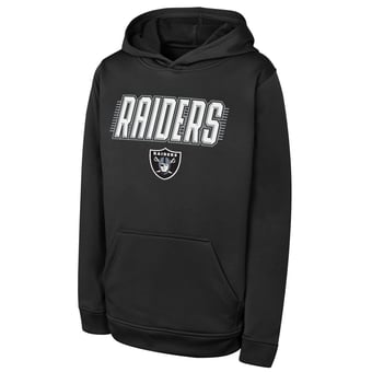 Youth Outerstuff Black Las Vegas Raiders Sack Party Performance Hoodie