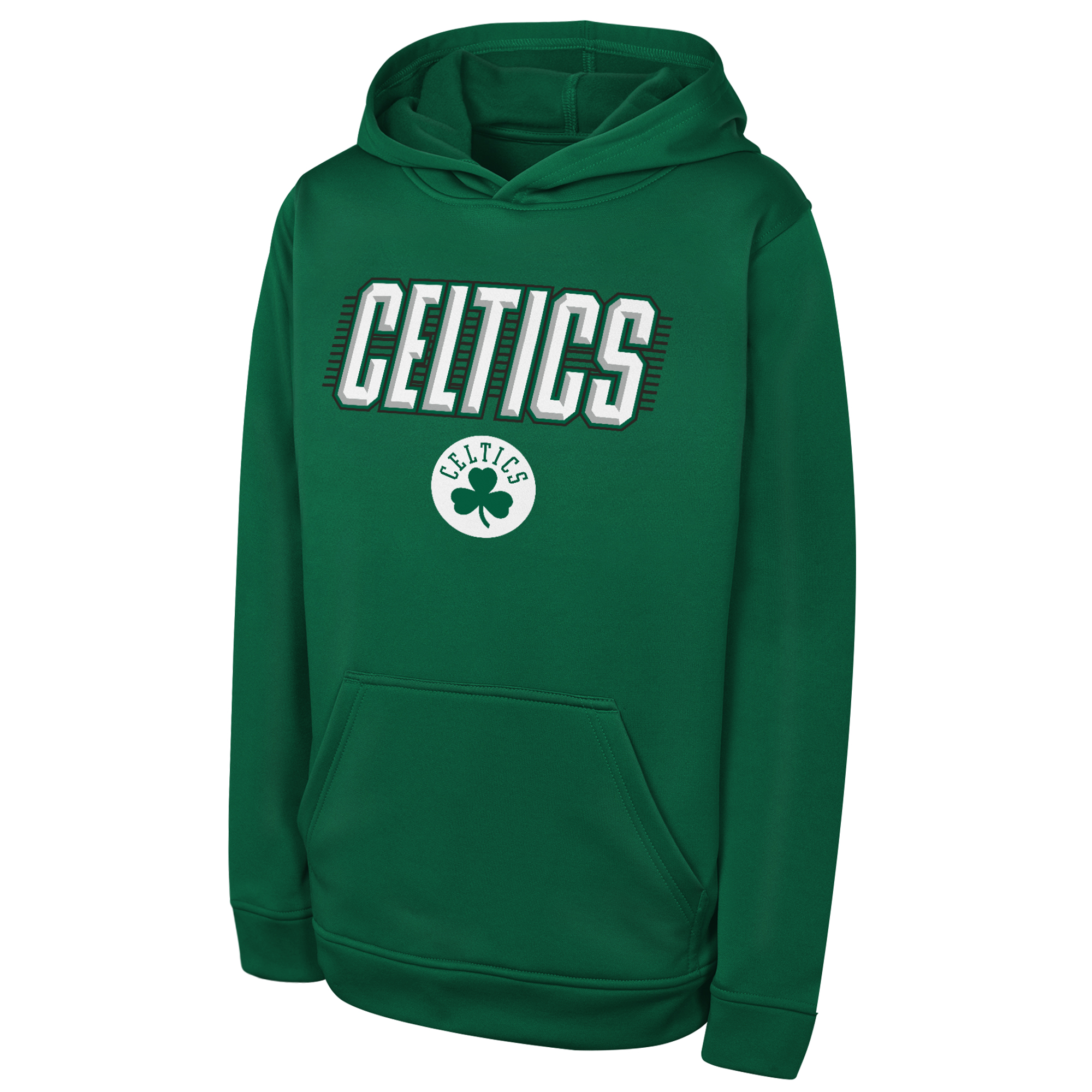 Youth Outerstuff Kelly Green Boston Celtics Sack Party Performance Hoodie