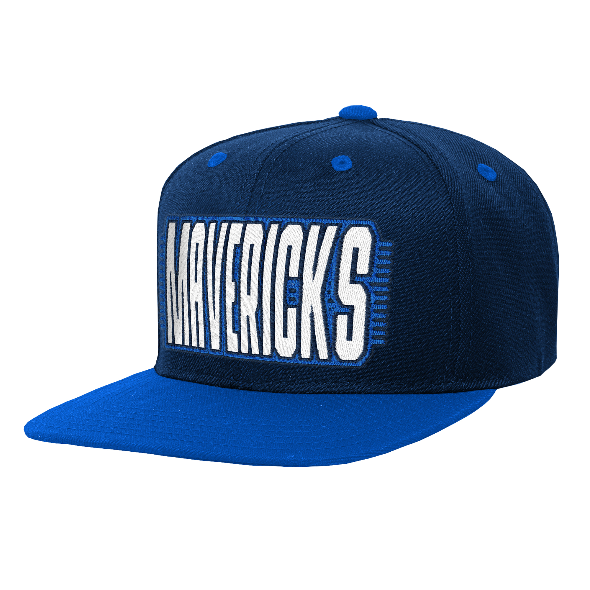 Youth Outerstuff Blue Dallas Mavericks Snapback Hat