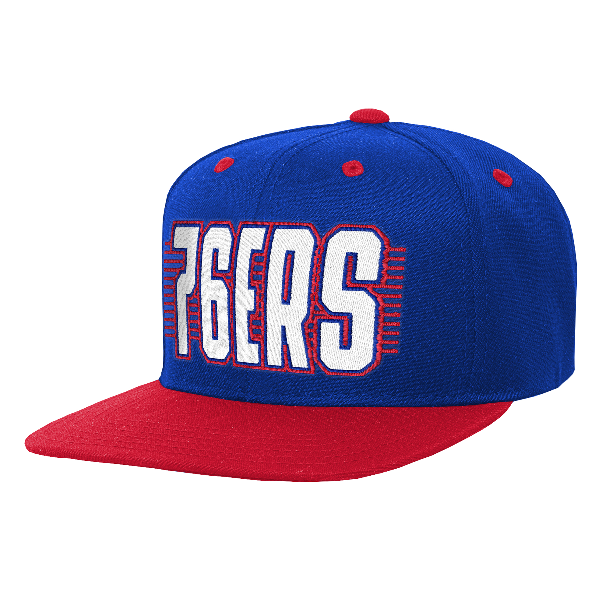 Youth Outerstuff Royal Philadelphia 76ers Snapback Hat