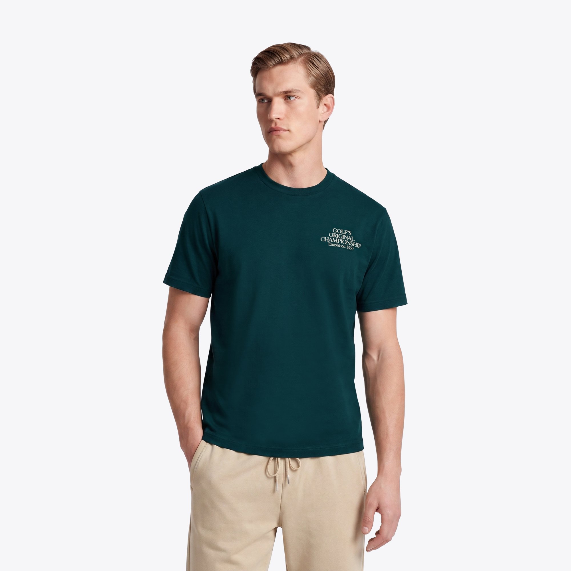 Maglietta The Open Golf's Original Championship Supersoft - Verde