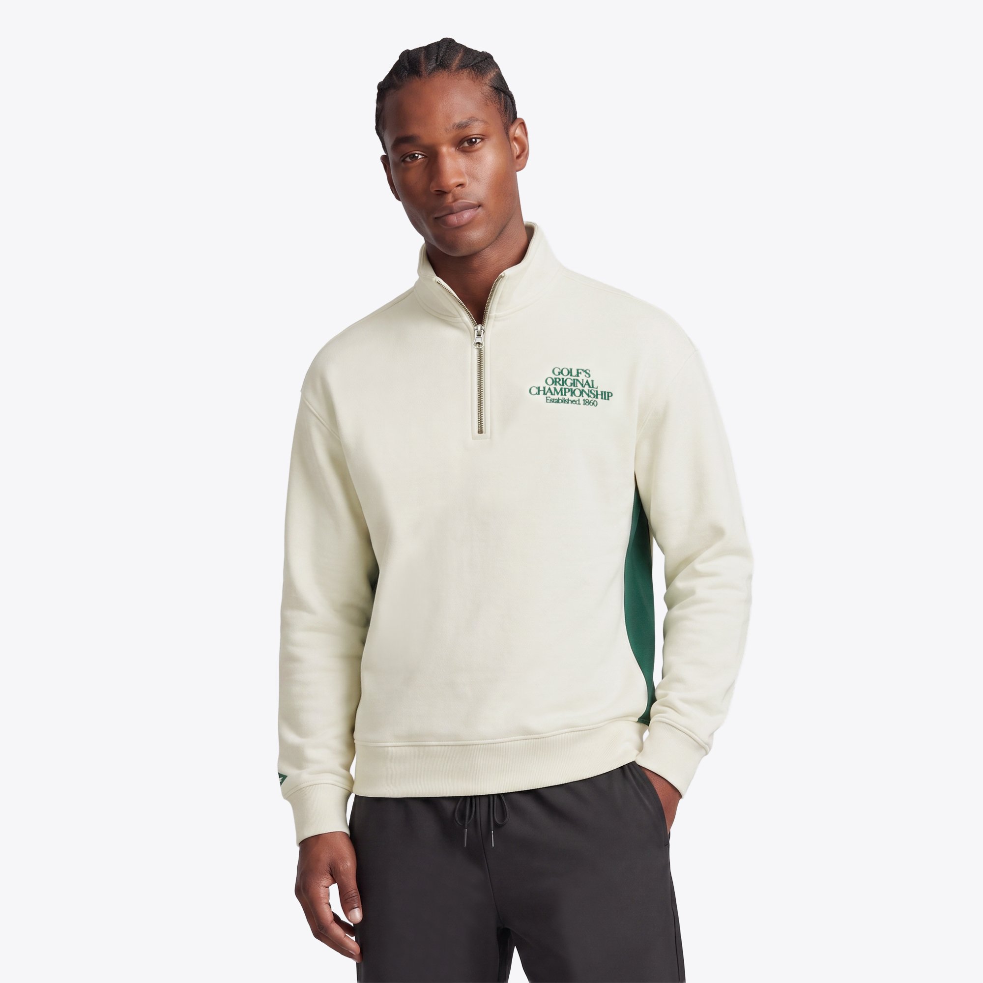 Maglia 1/4 cernia The Open Golf's Original Championship Supersoft - Crema
