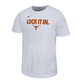Youth Nike White Texas Longhorns 2026 On-Court Bench Legend Dri-FIT T-Shirt