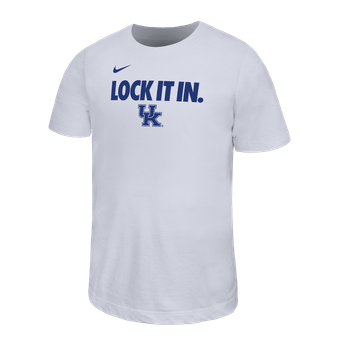 Youth Nike White Kentucky Wildcats 2026 On-Court Bench Legend Dri-FIT T-Shirt