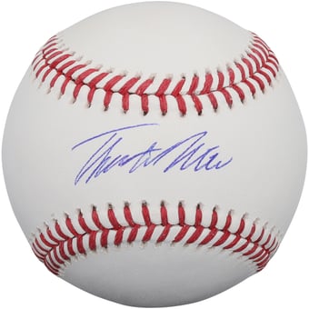 Thomas White Miami Marlins Autographed Baseball