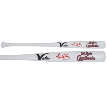 Dustin May St. Louis Cardinals Autographed Victus Team ID Bat