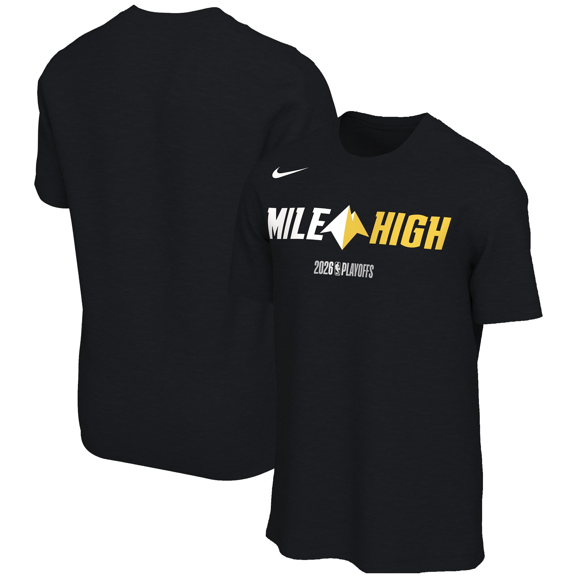 Unisex Nike Black Denver Nuggets 2026 NBA Playoffs Mantra T-Shirt