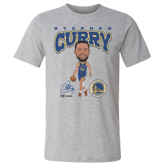Men's 500 Level Stephen Curry Heather Gray Golden State Warriors Hardwood Comic T-Shirt