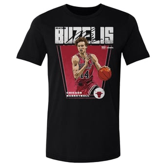 Men's 500 Level Matas Buzelis Black Chicago Bulls Premiere T-Shirt
