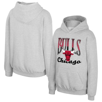 Youth Stadium Essentials  Heather Gray Chicago Bulls Sky High Hoodie