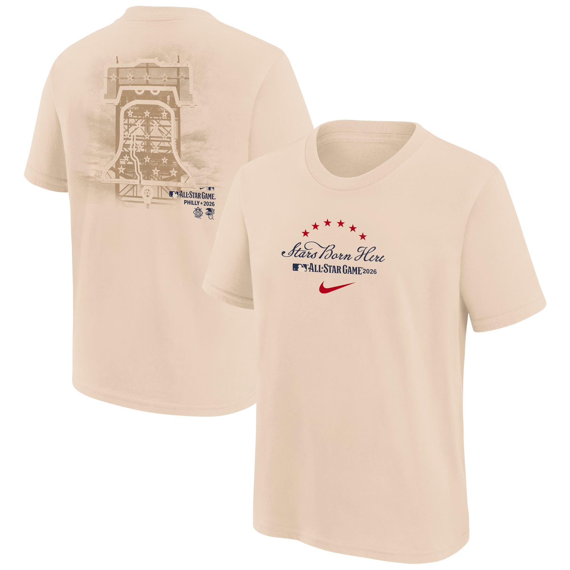 Maglietta da ragazzo Nike Natural 2026 MLB All-Star Game Liberty Bell