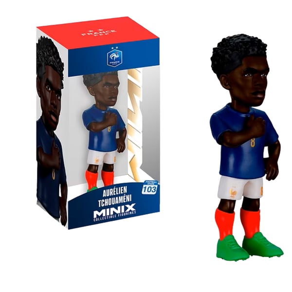 France Minix Football Stars Coupe du Monde #103 Tchouaméni - Figurine 12 cm