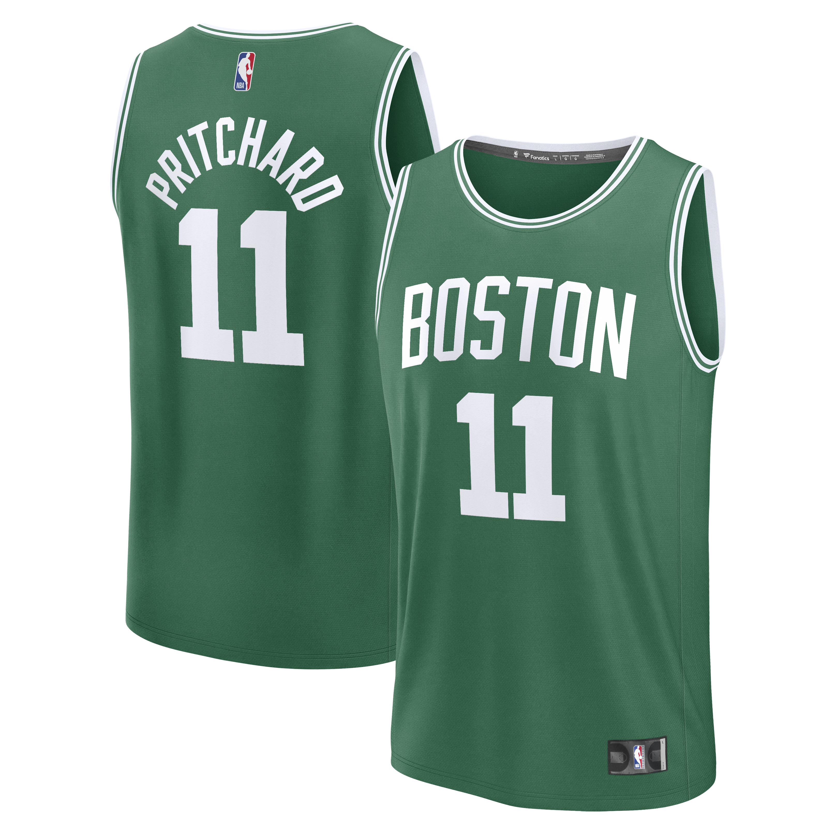 Youth Fanatics Payton Pritchard Green Boston Celtics Fast Break Replica Jersey - Icon Edition